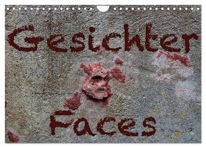 Gesichter – Faces (Wandkalender 2024 DIN A4 quer), CALVENDO Monatskalender von Reichenauer,  Maria