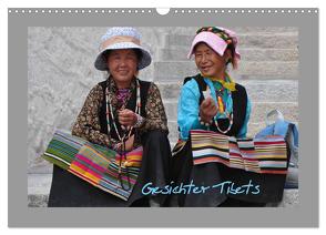 Gesichter Tibets (Wandkalender 2024 DIN A3 quer), CALVENDO Monatskalender von Thauwald,  Pia