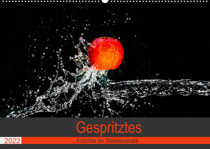 Gespritztes – Früchte im Wasserstrahl (Wandkalender 2022 DIN A2 quer) von Scheurer,  Monika