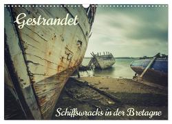 Gestrandet – Schiffswracks in der Bretagne (Wandkalender 2024 DIN A3 quer), CALVENDO Monatskalender von in decay,  Lost