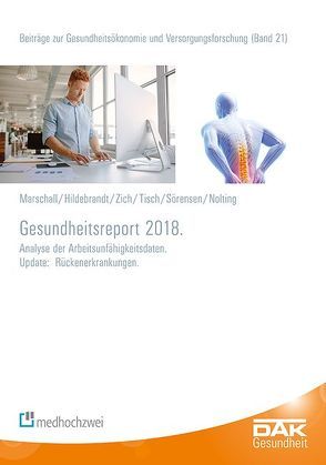 Gesundheitsreport 2018 von Hildebrandt,  Susanne, Marschall,  Jörg, Nolting,  Hans-Dieter, Sörensen,  Jelena, Storm,  Andreas, Tisch,  Thorsten, Zich,  Karsten