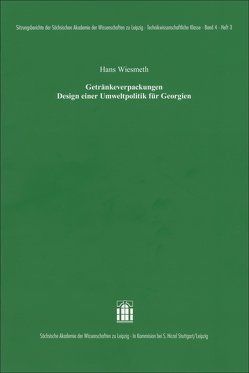Getränkeverpackungen Design einer Umweltpolitik für Georgien von Wiesmeth,  Hans