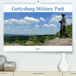 Gettysburg Military Park (Premium, hochwertiger DIN A2 Wandkalender 2023, Kunstdruck in Hochglanz) von Enders,  Borg