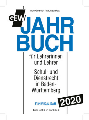 GEW-Jahrbuch 2020 von Goerlich,  Inge, Rux,  Michael