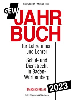 GEW-Jahrbuch 2023 von Goerlich,  Inge, Rux,  Michael