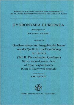 Gewässernamen im Flussgebiet der Narew von der Quelle bis zur Einmündung der Biebrza von Biolik,  Maria