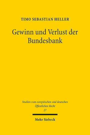 Gewinn und Verlust der Bundesbank von Heller,  Timo Sebastian