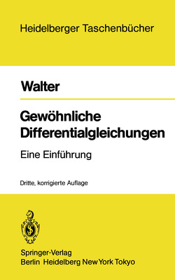 Gewöhnliche Differentialgleichungen von Walter,  W.