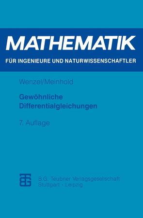 Gewöhnliche Differentialgleichungen von Meinhold,  Peter, Wenzel,  Horst