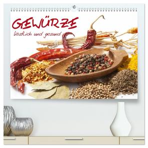 Gewürze • köstlich und gesund (hochwertiger Premium Wandkalender 2024 DIN A2 quer), Kunstdruck in Hochglanz von Stanzer,  Elisabeth