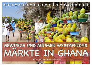 Gewürze und Aromen Westafrikas – Märkte in Ghana (Tischkalender 2024 DIN A5 quer), CALVENDO Monatskalender von Wagner,  Hanna
