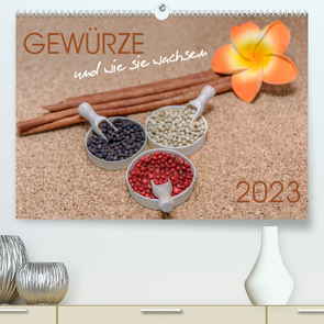 Gewürze und wie sie wachsen (Premium, hochwertiger DIN A2 Wandkalender 2023, Kunstdruck in Hochglanz) von Anoraganingrum,  Dwi