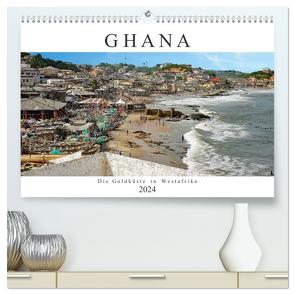 Ghana – Die Goldküste in Westafrika (hochwertiger Premium Wandkalender 2024 DIN A2 quer), Kunstdruck in Hochglanz von Franke,  Britta
