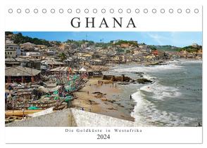 Ghana – Die Goldküste in Westafrika (Tischkalender 2024 DIN A5 quer), CALVENDO Monatskalender von Franke,  Britta