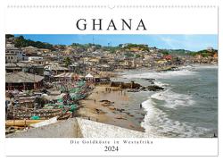 Ghana – Die Goldküste in Westafrika (Wandkalender 2024 DIN A2 quer), CALVENDO Monatskalender von Franke,  Britta