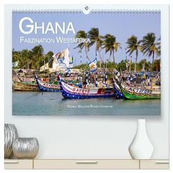 Ghana – Faszination Westafrika (hochwertiger Premium Wandkalender 2024 DIN A2 quer), Kunstdruck in Hochglanz von Wagner,  Hanna