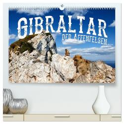 Gibraltar – der Affenfelsen (hochwertiger Premium Wandkalender 2024 DIN A2 quer), Kunstdruck in Hochglanz von Buchspies,  Carina