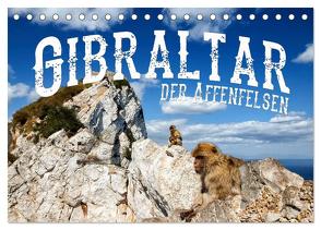 Gibraltar – der Affenfelsen (Tischkalender 2024 DIN A5 quer), CALVENDO Monatskalender von Buchspies,  Carina