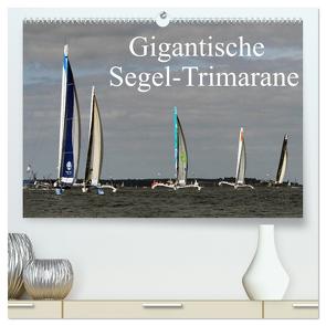 Gigantische Segel-Trimarane (hochwertiger Premium Wandkalender 2024 DIN A2 quer), Kunstdruck in Hochglanz von Sieveke (World-of-Powerboat.de),  Sven