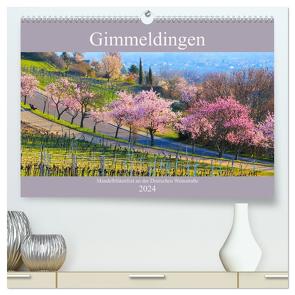 Gimmeldingen – Mandelblütenfest an der Deutschen Weinstraße (hochwertiger Premium Wandkalender 2024 DIN A2 quer), Kunstdruck in Hochglanz von LianeM,  LianeM