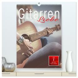 Gitarren Liebe (hochwertiger Premium Wandkalender 2024 DIN A2 hoch), Kunstdruck in Hochglanz von Roder,  Peter