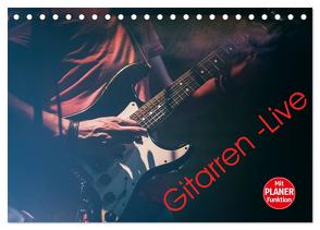 Gitarren – Live (Tischkalender 2024 DIN A5 quer), CALVENDO Monatskalender von Knaack,  Martin