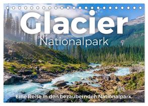 Glacier Nationalpark – Eine Reise in den bezaubernden Nationalpark. (Tischkalender 2024 DIN A5 quer), CALVENDO Monatskalender von Scott,  M.