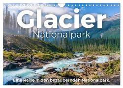 Glacier Nationalpark – Eine Reise in den bezaubernden Nationalpark. (Wandkalender 2024 DIN A4 quer), CALVENDO Monatskalender von Scott,  M.