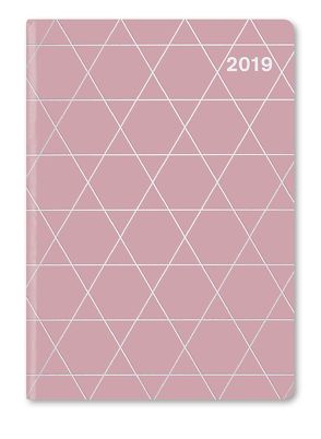 GlamLine Booklet Diary ANTIQUE PINK | SILVER 2019