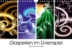 Glasperlen im Linienspiel (Wandkalender 2021 DIN A4 quer) von Sattler,  Heidemarie