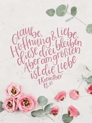 Glaube, Hoffnung, Liebe – Wand- und Standbild