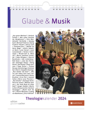 Glaube und Musik – Theologiekalender 2024 von Lübking,  Hans-Martin