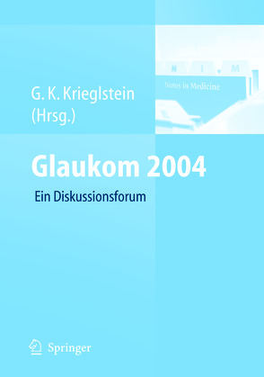Glaukom 2004 von Krieglstein,  G. K.
