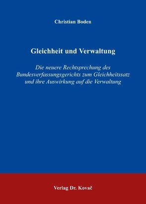 Gleichheit und Verwaltung von Boden,  Christian