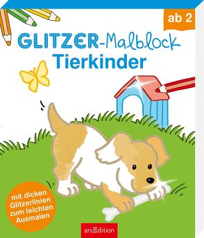 Glitzer-Malblock Tierkinder von Beurenmeister,  Corina