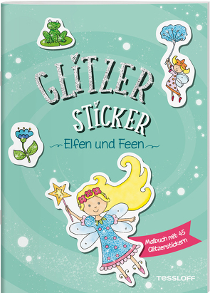 Glitzer Sticker Malbuch. Elfen und Feen von Schmidt,  Sandra