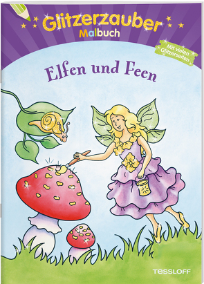Glitzerzauber Malbuch Elfen und Feen von Durczok,  Marion