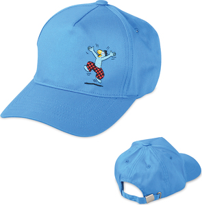 Globi Baseball Cap blau Sprungjauchzer