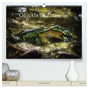 Glückliche Frösche (hochwertiger Premium Wandkalender 2024 DIN A2 quer), Kunstdruck in Hochglanz von Gawlik,  Kathrin