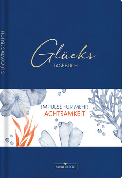 Glückstagebuch Soft Touch Blue, vegan von Korsch Verlag