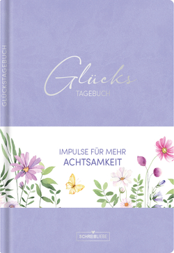 Glückstagebuch Soft Touch Flieder, vegan von Korsch Verlag