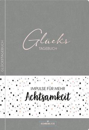 Glückstagebuch Soft Touch Grey, vegan von Korsch Verlag