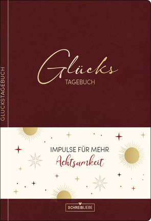 Glückstagebuch Soft Touch Red, vegan von Korsch Verlag