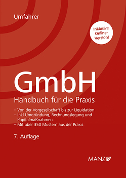 GmbH – Handbuch für die Praxis von Umfahrer,  Michael