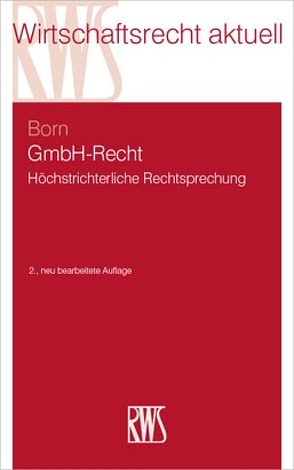 GmbH-Recht von Born,  Manfred