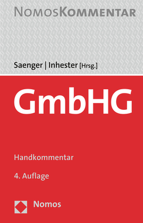 GmbHG von Inhester,  Michael, Saenger,  Ingo