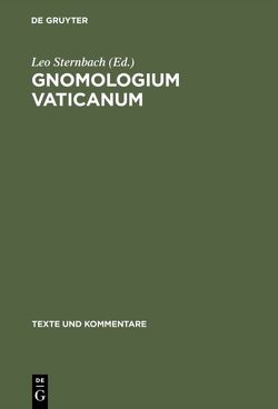 Gnomologium Vaticanum von Sternbach,  Leo