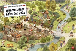 Göbel & Knorr Wimmelbilder Edition Kalender 2024 von Doro Göbel,  Peter Knorr