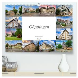Göppingen Impressionen (hochwertiger Premium Wandkalender 2024 DIN A2 quer), Kunstdruck in Hochglanz von Meutzner,  Dirk