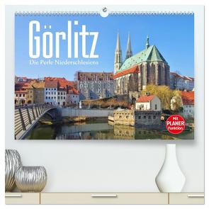 Görlitz – Die Perle Niederschlesiens (hochwertiger Premium Wandkalender 2024 DIN A2 quer), Kunstdruck in Hochglanz von LianeM,  LianeM